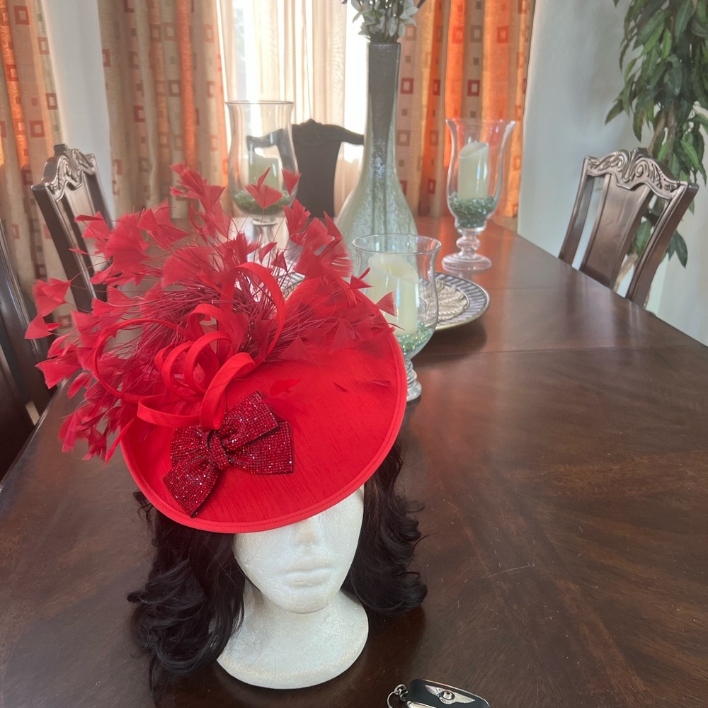 Designer Fascinator  Hat For Derby/church / Fancy Event
